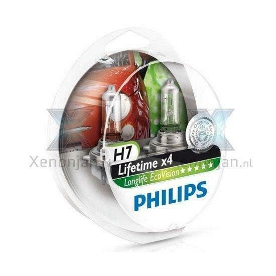 Philips LongLife Ecovision H7 2x, Auto-onderdelen, Verlichting, Verzenden