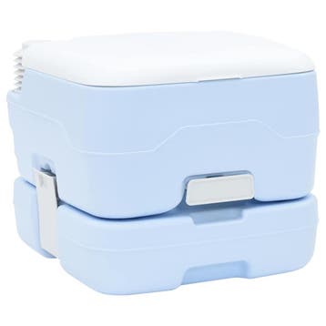 vidaXL Camping Toilet Lichtblauw en Wit 41,5 x 36,5 x 30 cm, Caravans en Kamperen, Verzenden, Nieuw