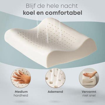 2dekans | CozySense® Hoofdkussen - Orthopedisch Pillow -, Ophalen of Verzenden, Zo goed als nieuw, Wit