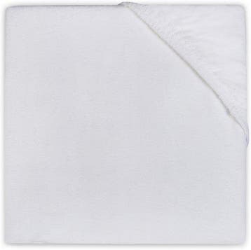 Jollein molton hoeslaken junior wit 70x140cm, Huis en Inrichting, Slaapkamer | Matrassen en Bedbodems, Verzenden, Nieuw