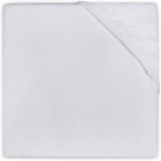 Jollein molton hoeslaken junior wit 70x140cm, Huis en Inrichting, Slaapkamer | Matrassen en Bedbodems, Verzenden