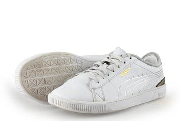 Puma Sneakers in maat 40 Wit, Wit, Sneakers of Gympen, Gedragen, Puma