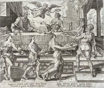 Marten van Heemskerck, inc. Philips Galle (1537-1612) - Il, Antiek en Kunst