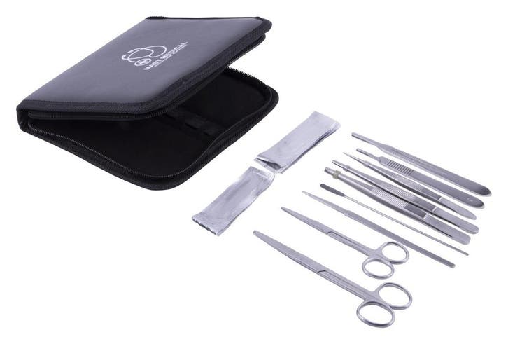 Dissectie set - snijset &amp; instrumentensetje geneeskunde - di, Diversen, Verpleegmiddelen, Nieuw, Verzenden