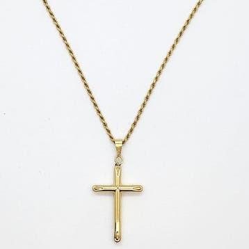 Ketting met hanger - 18 karaat Geel goud