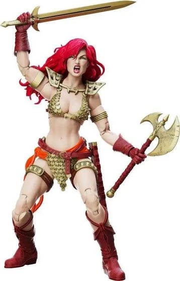 Red Sonja Limited Epic Hacks Action Figure 1/12 Gold & Red 1, Ophalen of Verzenden, Nieuw