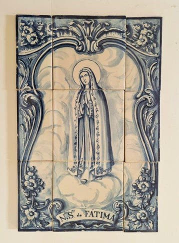 Antiek Tegel - Antiek - 1850-1900 - Tegeltableau N.S. de, Antiek en Kunst
