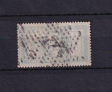 Frankrijk 1869 - gesigneerd Napoléon 5f - Yvert n°33, Gestempeld