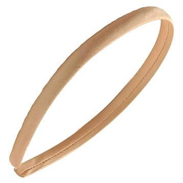 Fako Fashion - Diadeem - Satijn - 10mm - Khaki, Sieraden, Tassen en Uiterlijk, Verzenden, Nieuw
