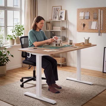 Elektrisch in hoogte verstelbaar bureau Loki, 2 standen, Huis en Inrichting, Bureaus, Verzenden, Nieuw