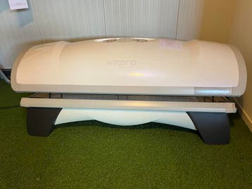HAPRO Onyx 26/1 C   Pearl White   BEURSMODEL  0 BRANDUREN !!, Nieuw, Zonnebank dubbelzijdig, 15 lampen of meer
