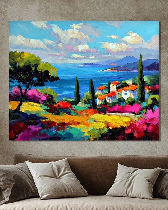 Michael Mey - The Mediterranean View- XL, Antiek en Kunst, Kunst | Designobjecten