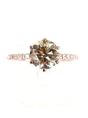 Verlovingsring - 14 karaat Roségoud - 1.49ct. tw. Diamant
