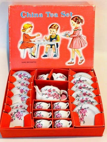 Chinees porseleinen kinder theesetje - Kindermeubels (21) -