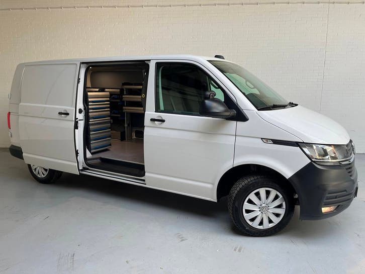 Volkswagen Transporter Automaat DSG Servicewagen 2.0 TDI 150, Auto's, Bestelauto's, Dealer onderhouden, Lease, Overige kleuren