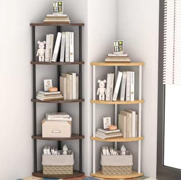 Hoekrek 5/6 Lagen – Ruimtebesparend Plantenrek en Boekenkast, Verzenden, Nieuw