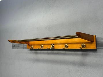 Kapstok - Hout, Metaal - Mid century kapstok