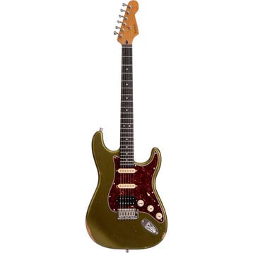 Patina PS-7 SGR R ST-Style Elektrische Gitaar Sherwood Green, Ophalen of Verzenden, Nieuw