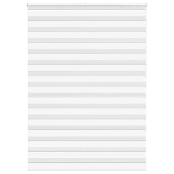 vidaXL Zebra rolgordijn 155x200 cm stofbreedte 150,9cm, Verzenden, Nieuw, Wit