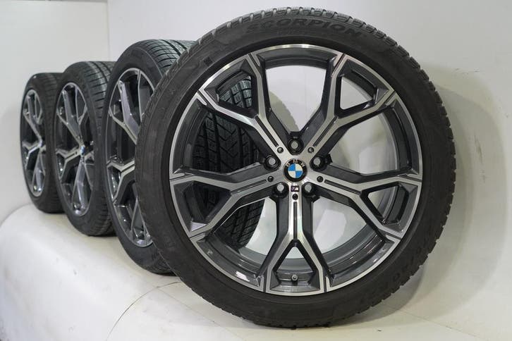 BMW X5 G05 X6 G06 741M 21 inch velgen Pirelli Runflat Winter, Auto-onderdelen, Banden en Velgen, Velg(en), Gebruikt, 21 inch, Winterbanden