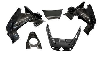 Ferrari SF90 Stradale / Spider carbon motorruimte set, Verzenden