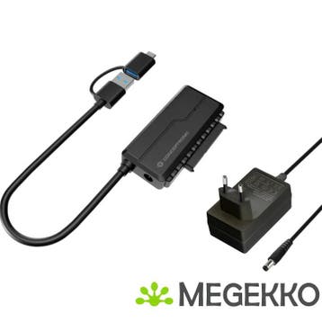 Conceptronic ABBY21B tussenstuk voor kabels USB Type-A SATA, Verzenden, Nieuw, Conceptronic