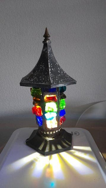 Attributed to Peter March - Tafellamp - IJzer, Tin,