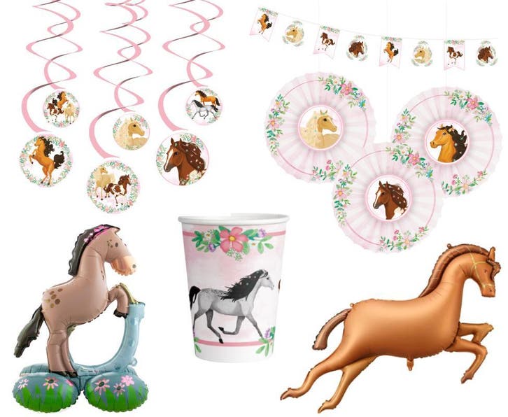 Paarden Versiering | Paardenfeestje Decoratie Verjaardag, Hobby en Vrije tijd, Feestartikelen, Nieuw, Ophalen of Verzenden
