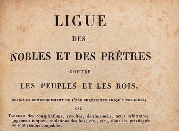 Paul de P. - Ligue des nobles et des prêtres contre les