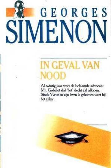 In geval van nood / Georges Simenon / 9 - Georges Simenon, Boeken, Verzenden, Zo goed als nieuw, Georges Simenon