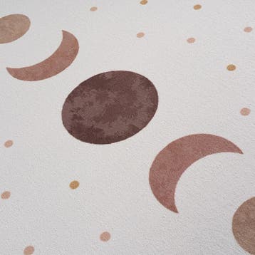 Kindervloerkleed | Coco | Maanfasen | Crème | 160x230 cm, Verzenden, Nieuw
