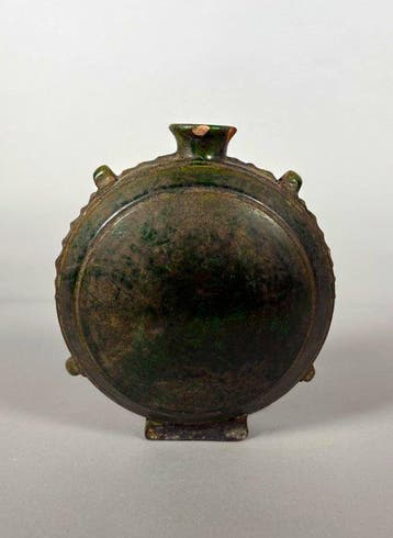 Oud Chinees, Tang-dynastie Terracotta Gourde Bianhu van een