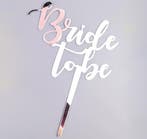 Bride to Be taart topper goud, zilver of rosé goud, Hobby en Vrije tijd, Taarten en Cupcakes maken, Verzenden, Nieuw, Taarten of Cupcakes