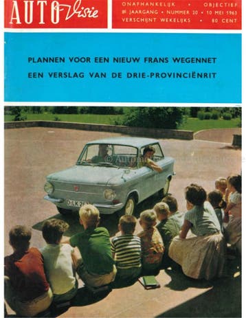 1963 AUTOVISIE MAGAZINE 20 NEDERLANDS, Nieuw, Author