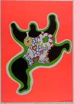 Niki De Saint-Phalle (1903-2002) - Leaping Nana, 1970 -, Antiek en Kunst