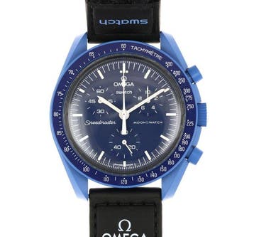 Omega x Swatch - Bioceramic MoonSwatch Mission to Neptune, Nieuw