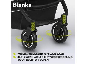 Lionelo Bianka - Kinderwagen 3 in 1 - incl. autostoel -, Kinderen en Baby's, Verzenden, Zo goed als nieuw
