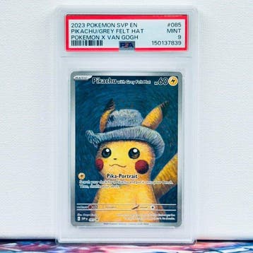 Pokémon Graded card - Pikachu With Grey Felt HAT #085 -, Nieuw