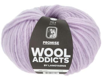 WoolAddicts Promise - 146 Mauve - Chunky / Dik Merinowol G, Hobby en Vrije tijd, Breien en Haken, Ophalen of Verzenden, Nieuw