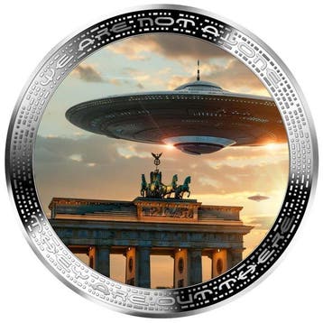 Kameroen. 1000 Francs 2025 We are not Alone Above Berlin 1