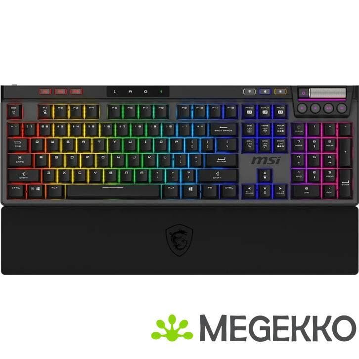 MSI STRIKE PRO WIRELESS SILENT US, Computers en Software, Toetsenborden, Nieuw, Verzenden