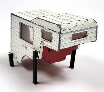 Vintage Corgi 415 Mazda Camper, diecast model, Verzenden, Gebruikt