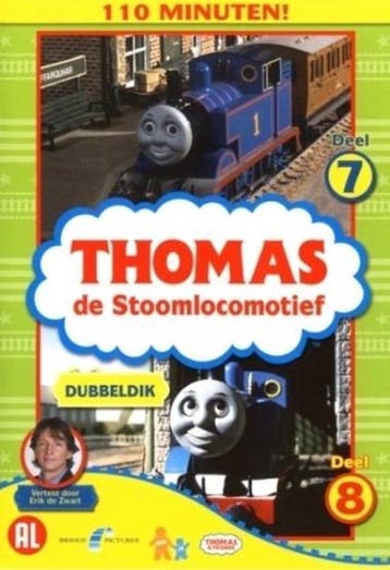 Thomas de stoomlocomotief dubbeldik deel 7 en 8 op 1 dvd, Ophalen of Verzenden, Zo goed als nieuw