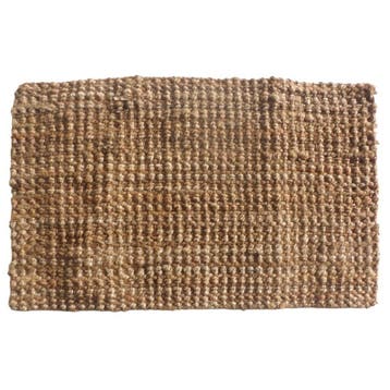 Jute vloerkleed – 80 × 50 cm, Verzenden, Nieuw