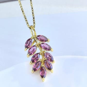 Zonder minimumprijs - Ketting met hanger - 18 karaat Zilver,
