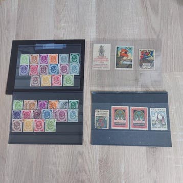 Zweden Gedenkzegels, West-Duitsland 1951 Posthoorn - lot, Postzegels en Munten, Gestempeld