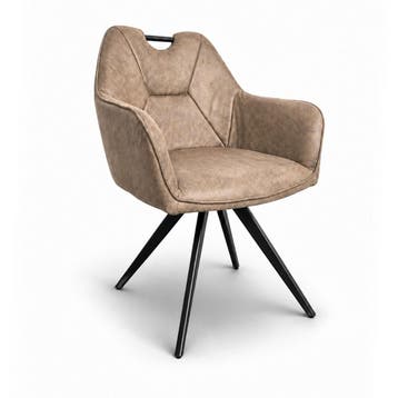 Eetkamerstoel Indiana Misty Light Brown, Ophalen of Verzenden, Nieuw