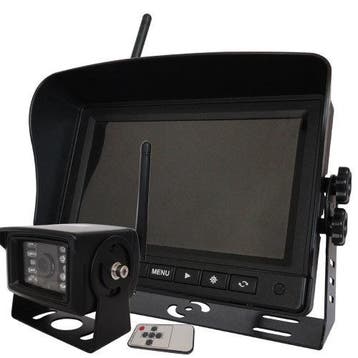 7 Achteruitrijcamera QUAD set Draadloos met 1 camera 12-24V, Verzenden, Nieuw
