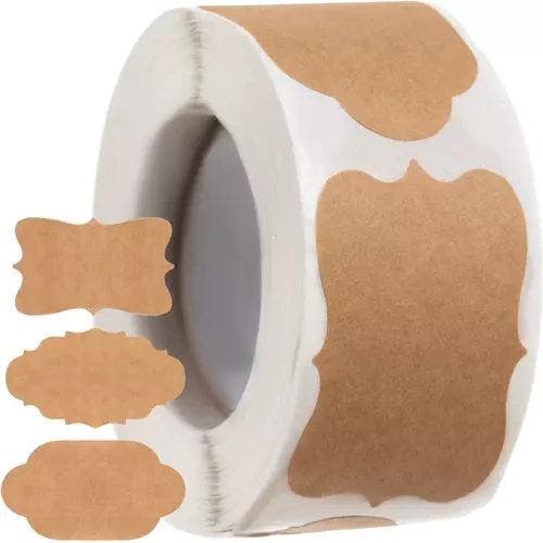 Ruhhy Zelfklevende Stickers – 300 stuks – Cadeaulabels &, Hobby en Vrije tijd, Knutselen, Ophalen of Verzenden