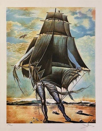 Salvador Dali (1904-1989) - Le Bateau
